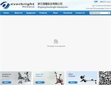 Tablet Screenshot of everbright-fitness.com